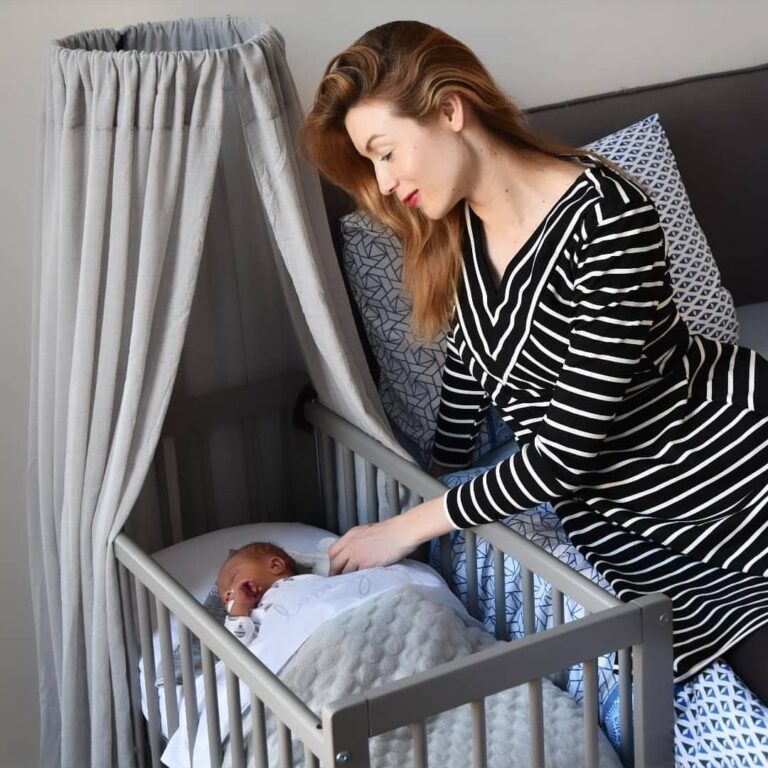 Houten co sleeper extra hoog