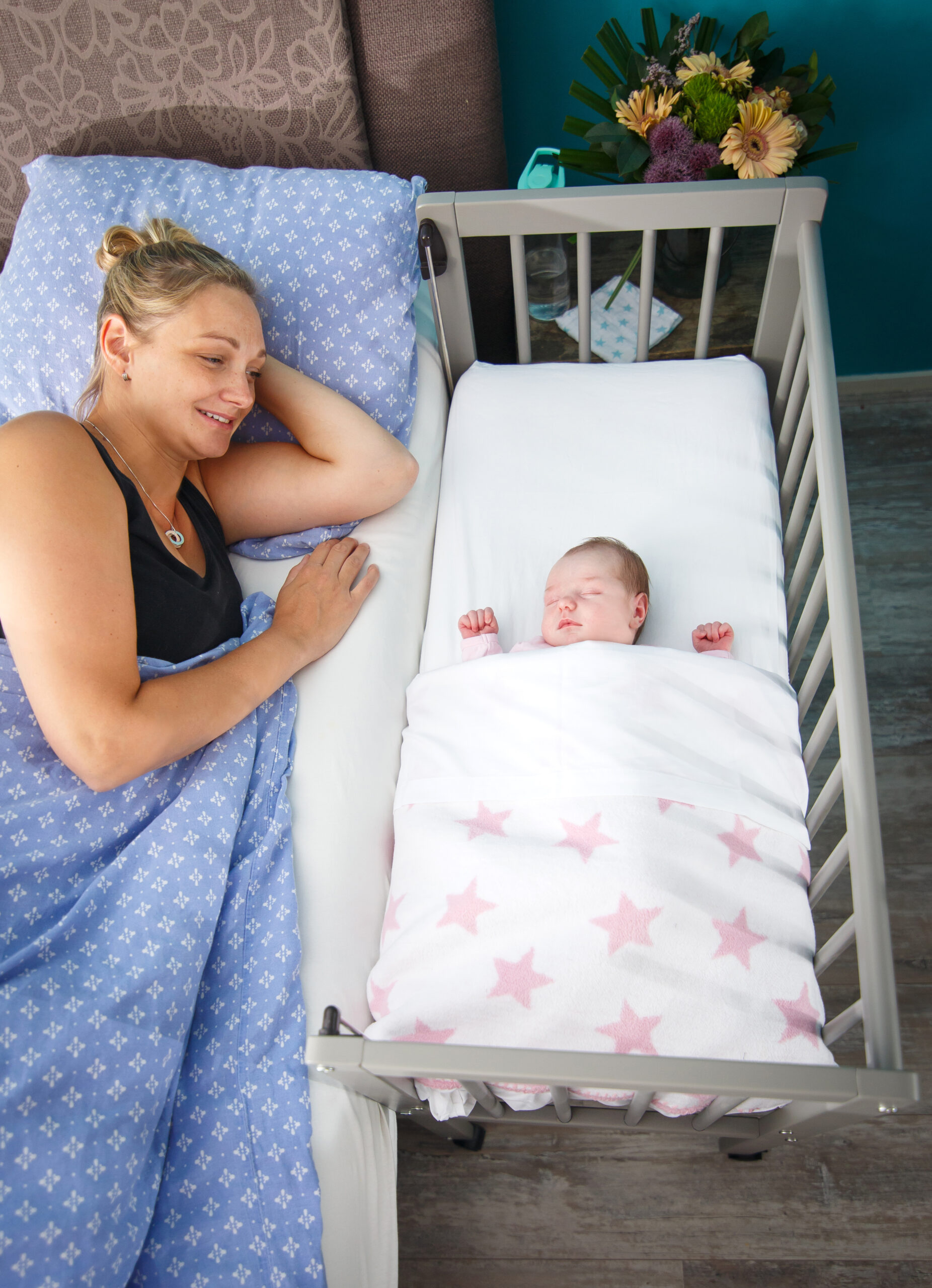 wiegje houten co sleeper