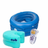 bevallingsbad-Cub-en-tens Bevallingsbad + baarkruk CUB + Elle TENS samen €261,-
