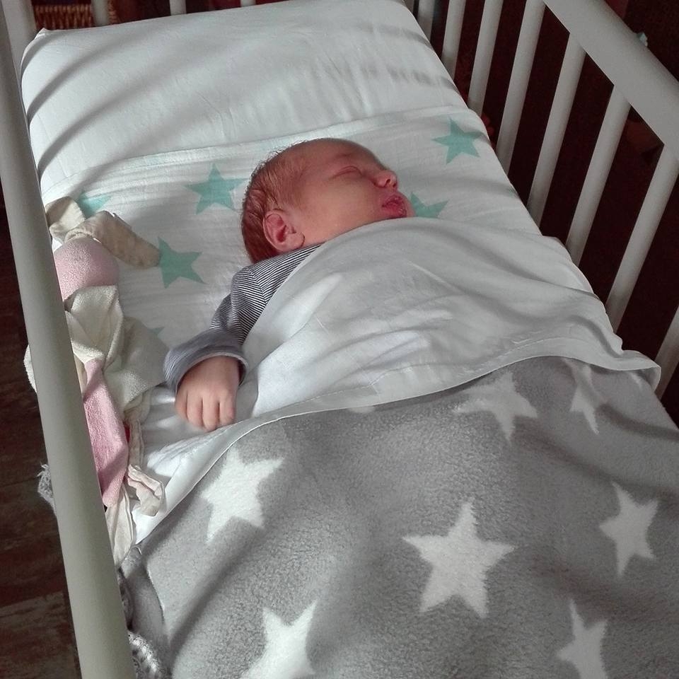 Houten co sleeper wieg