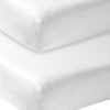 2-pack-wit-Meyco Hoeslaken co-sleeper 2-pack - 50x90 cm - wit
