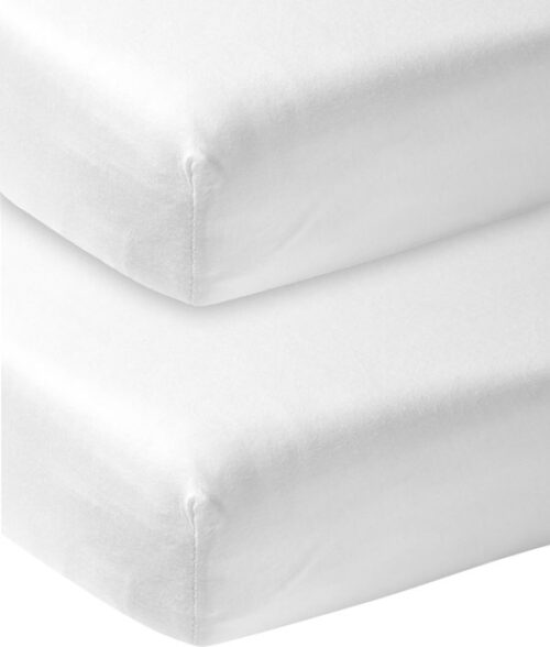 Hoeslaken co-sleeper 2-pack - 50x90 cm - wit