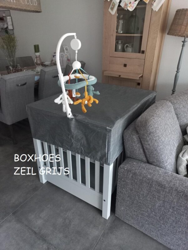 Boxhoes-zeil-grijs Boxhoes
