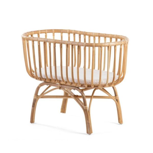 Rotan wieg Childhome met matras.