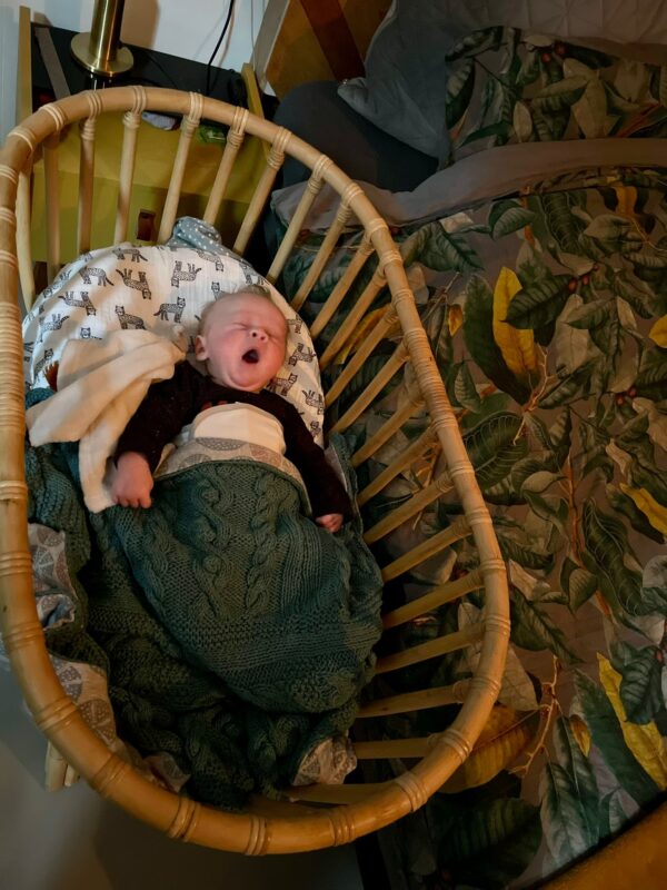 Tweelingwieg rotan wieg Childhome huren