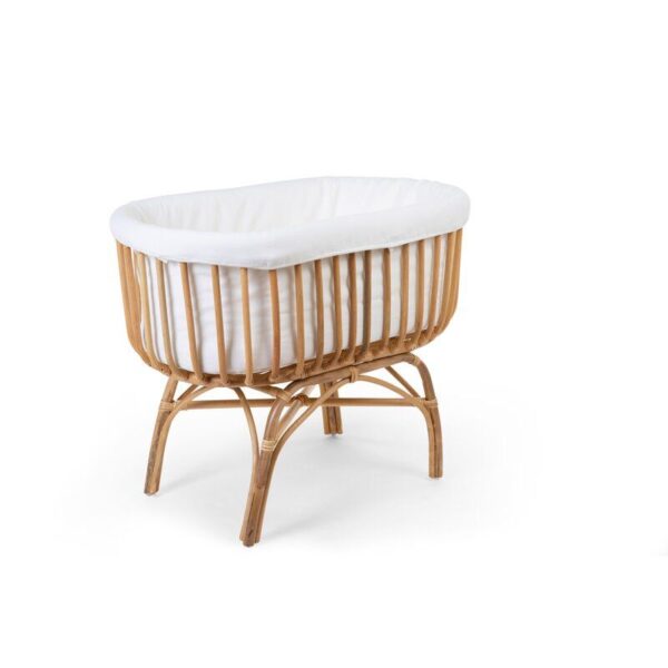 Rotan wieg Childhome met matras.