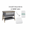 Cozee-co-sleeper-met-nieuw-matras-en-nunki-laken Cozee Tutti Bambini huren + matras en NUNKI.