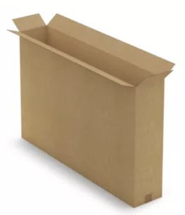 Nieuwe kartonnen doos