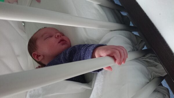 Co sleeper van hout huren + matras én NUNKI laken