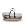 Packshots-MBANT_2-1 Moses mand naturel-zwart met matras Childhome huren