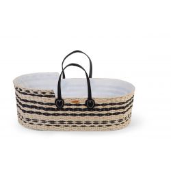 Packshots-MBANT_2-1 Moses mand naturel-zwart met matras Childhome huren