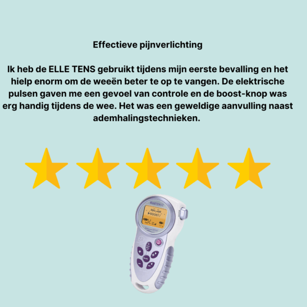 Review-Tens-klant-wieg-huren- Elle Tens huren € 54,