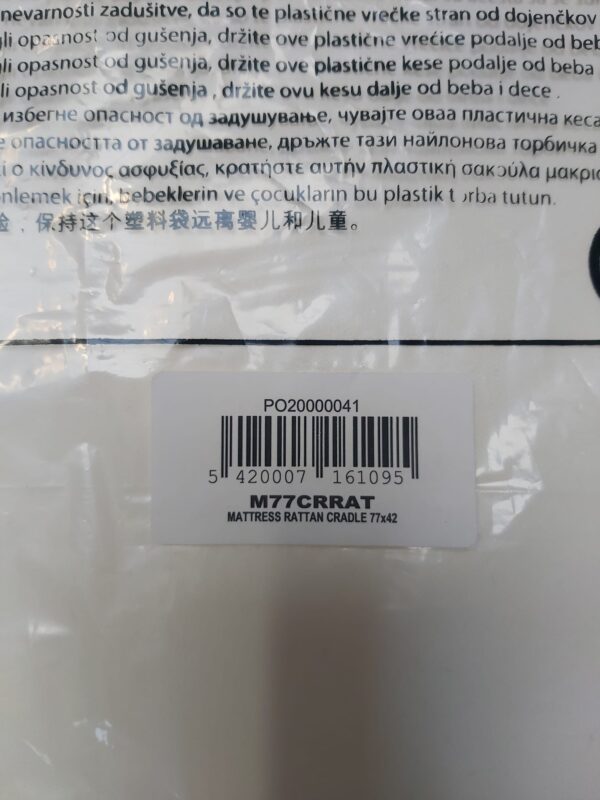 Matras Childhome rattan wieg 77x42 (koop)