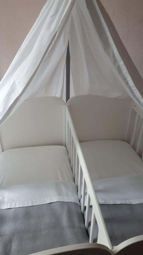 Tweelingwieg-uitneembaar-tussenschot-WH Tweelingwieg huren met uitneembaar tussenschot. KOOP