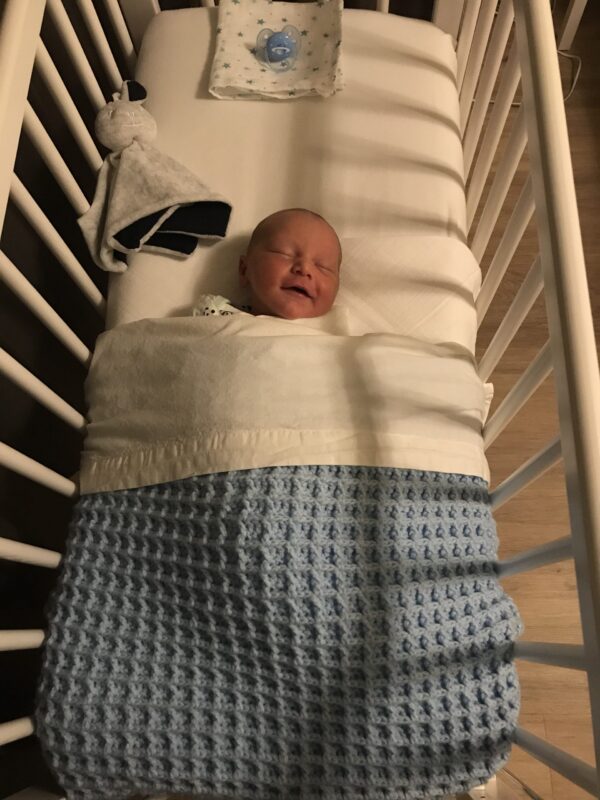 Co sleeper van hout huren + matras én NUNKI laken