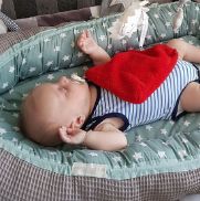 Co sleeper van hout huren + matras én NUNKI laken