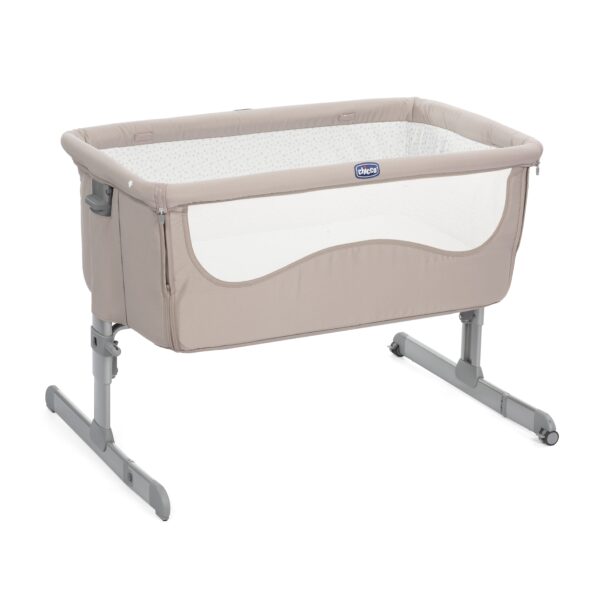 chicco-next-2-me-orgineel-thiamo Chicco Next2Me co sleeper huren met NUNKI laken.