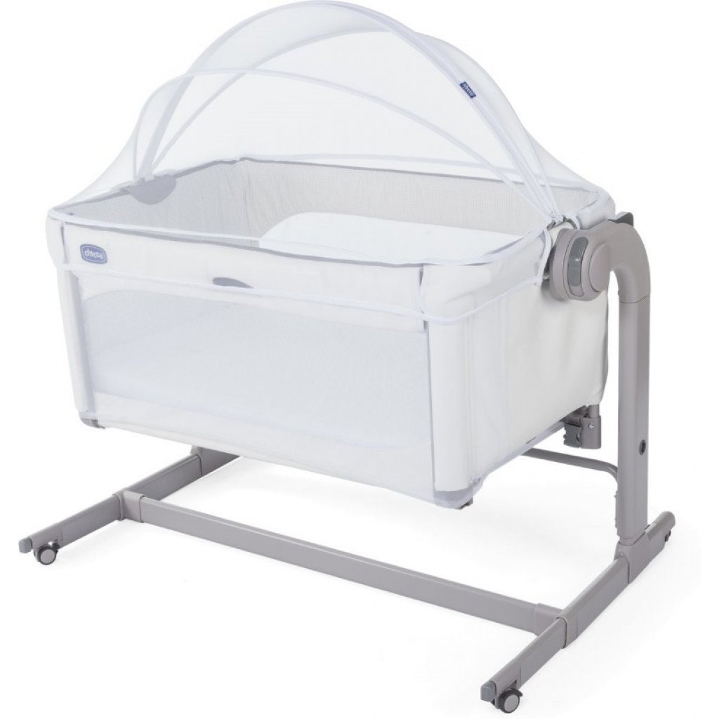 Chicco Next 2 Me Magic Cool Grey EVO (koop 190,-) - Wieg Huren