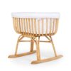 Rotan wieg Childhome met matras.