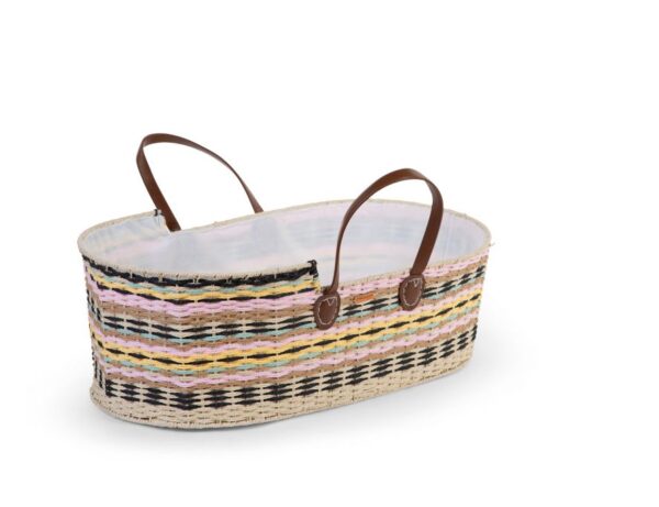mosesmandje-gekleurd-wieg-huren-1 Moses mand gekleurd met matras Childhome huren