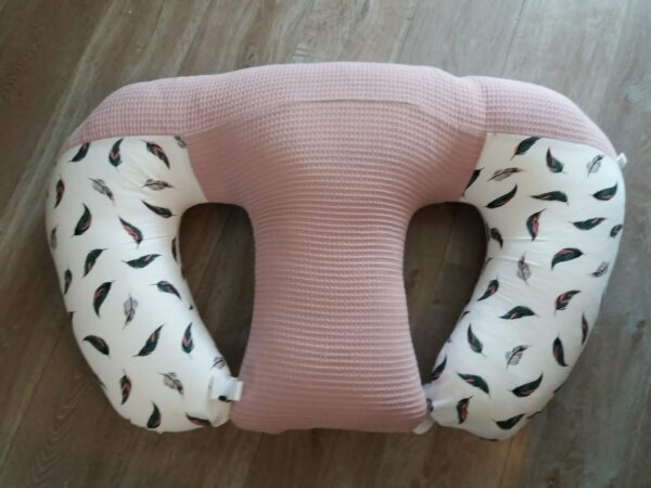 voedingskussen-oud-roze-veertje Voedingskussen tweeling